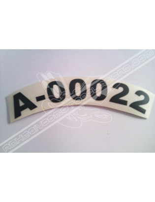 Mudguard Plate Sticker