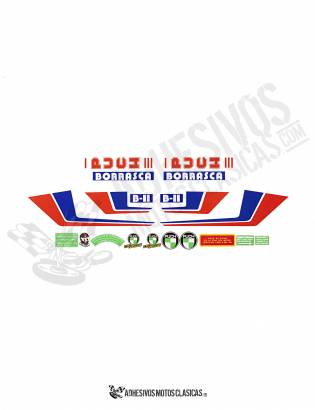 Borrasca B-II PUCH Stickers KIT