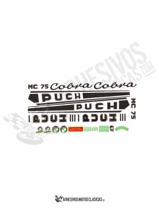 Juego de Adhesivos PUCH Cobra MC 75