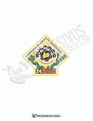 BULTACO 24H Squared Sticker