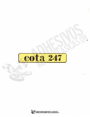 Adhesivo MONTESA Cota 247 Amarillo