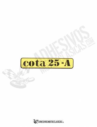 Adhesivo amarillo MONTESA Cota 25-A