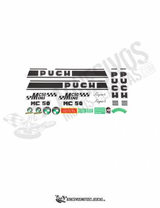 MC-50 Mini PUCH Stickers KIT