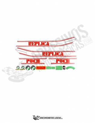 PUCH Replica coronil  Stickers kit