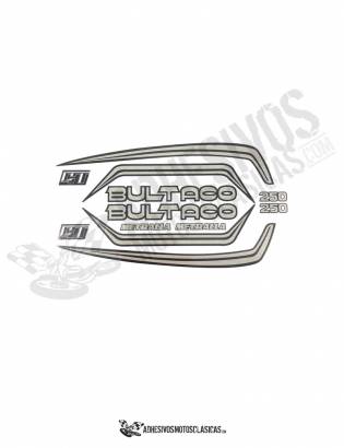 Juego de Adhesivos BULTACO Metralla GT