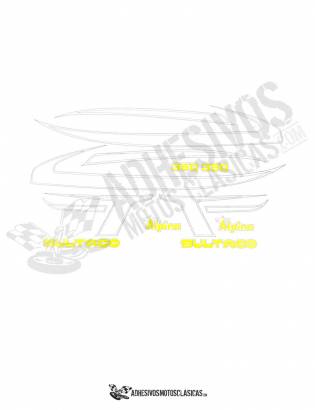 BULTACO Alpina 350 Stickers kit