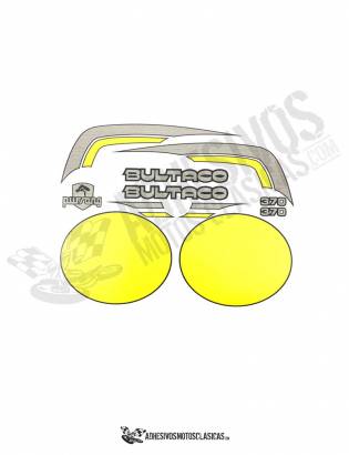 BULTACO Pursang MK10 370 Stickers KIT