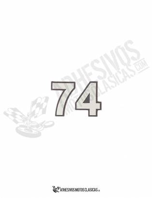 74 BULTACO STICKER