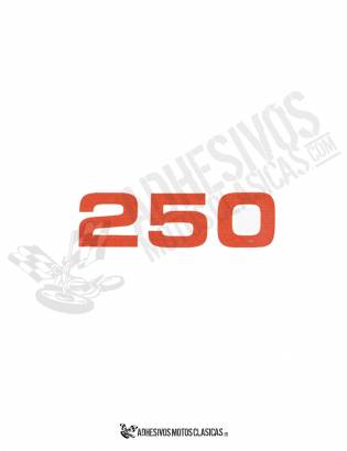 250 BULTACO STICKER