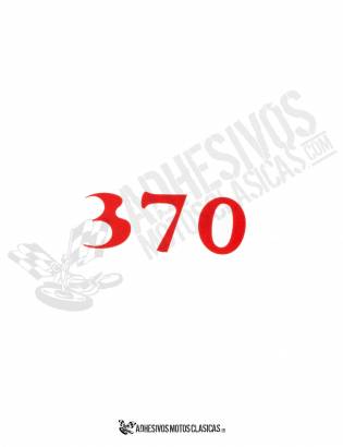 370 BULTACO STICKER