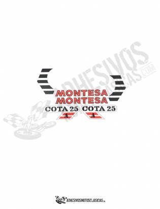 MONTESA Cota 25 A Stickers kit