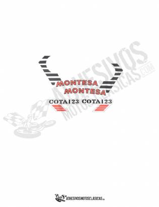 MONTESA Cota 123 Stickers kit
