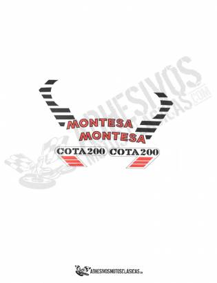 juego de Adhesivos MONTESA Cota 200