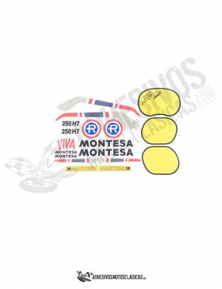 Kit de Adhesivos MONTESA Enduro 250 H7 1ª serie