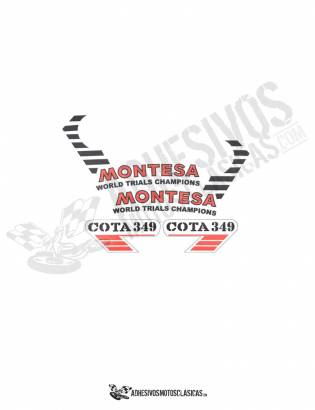 Juego de Adhesivos MONTESA Cota 349