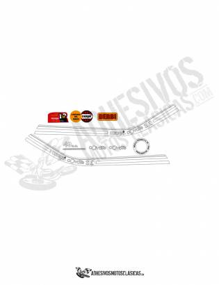 DERBI Coyote S.E. Stickers KIT