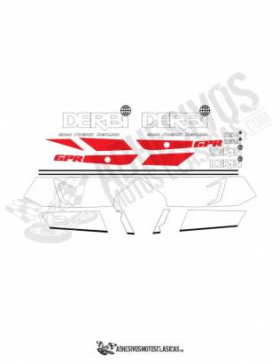 DERBI GPR 75 Stickers kit