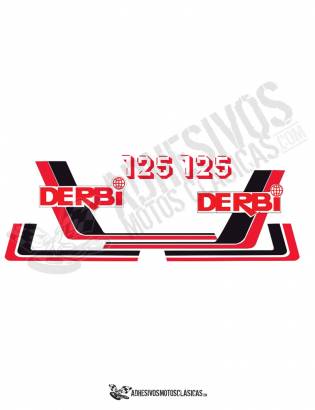 DERBI RC 125 (2) Stickers kit