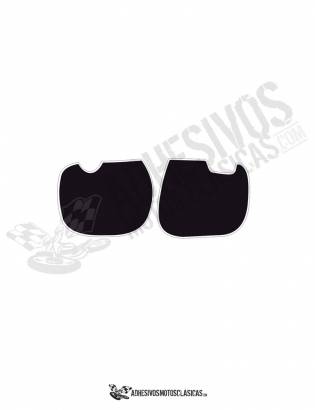 DERBI RC Number Panels Black Stickers