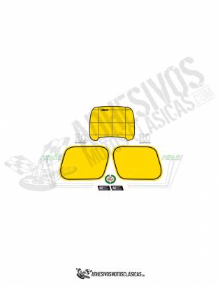 GREEN RIEJU MR 80 Stickers KIT