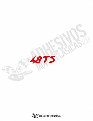 Adhesivo DUCATI 48 TS