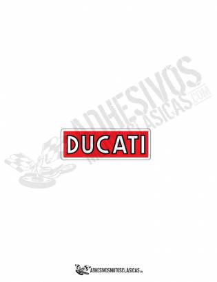 Adhesivo guardabarros DUCATI Rojo