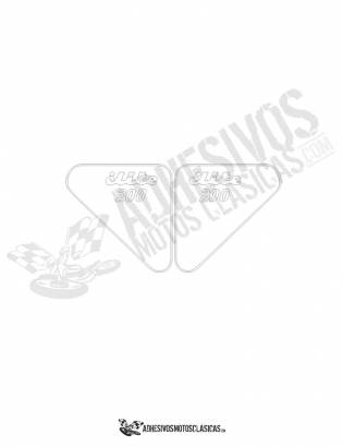 DUCATI Elite 200 Stickers