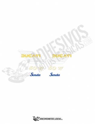 DUCATI Senda 50 TT Stickers kit