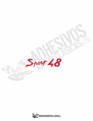 Adhesivo DUCATI 48 sport