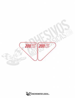 Adhesivos DUCATI 200 TS