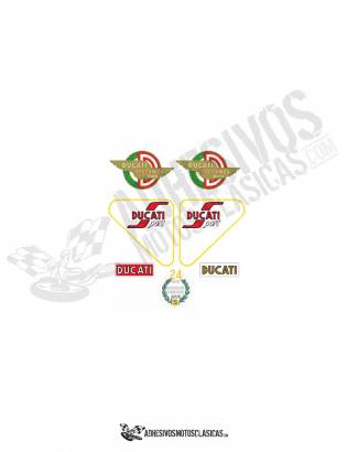 DUCATI 125 sport Stickers kit