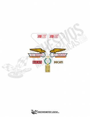 DUCATI 175 TS Stickers kit