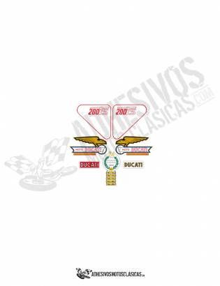 DUCATI 200TS Stickers kit