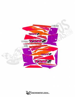 black YAMAHA TZR 80 RR Stickers KIT